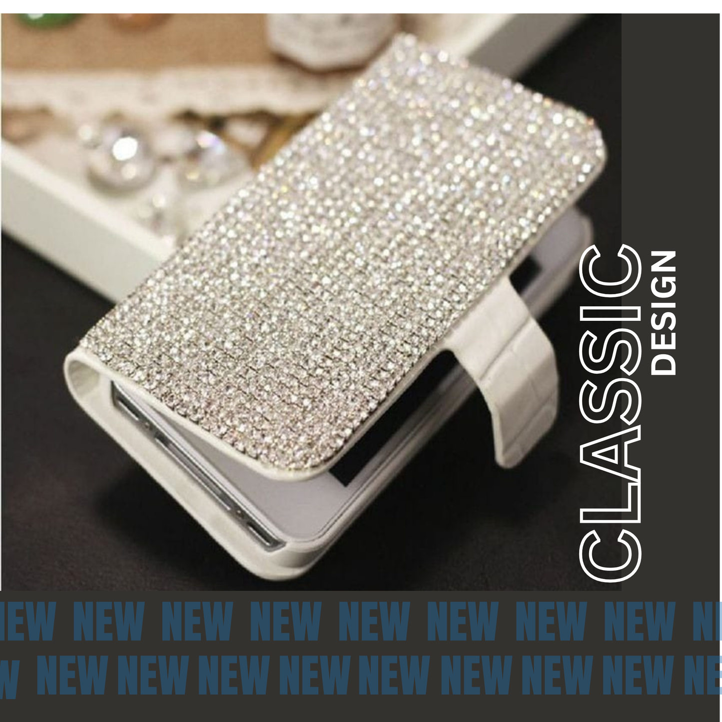 Beautiful Silver Mobile Case