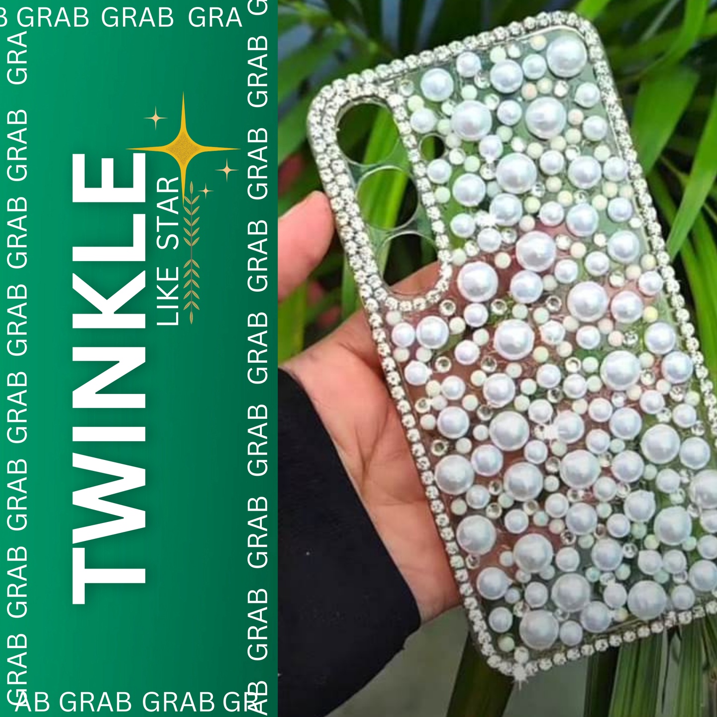 Silver Twinkling Star Phone Case