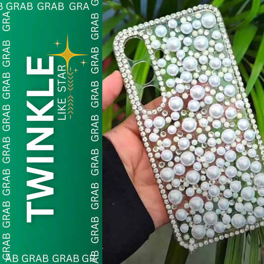 Silver Twinkling Star Phone Case