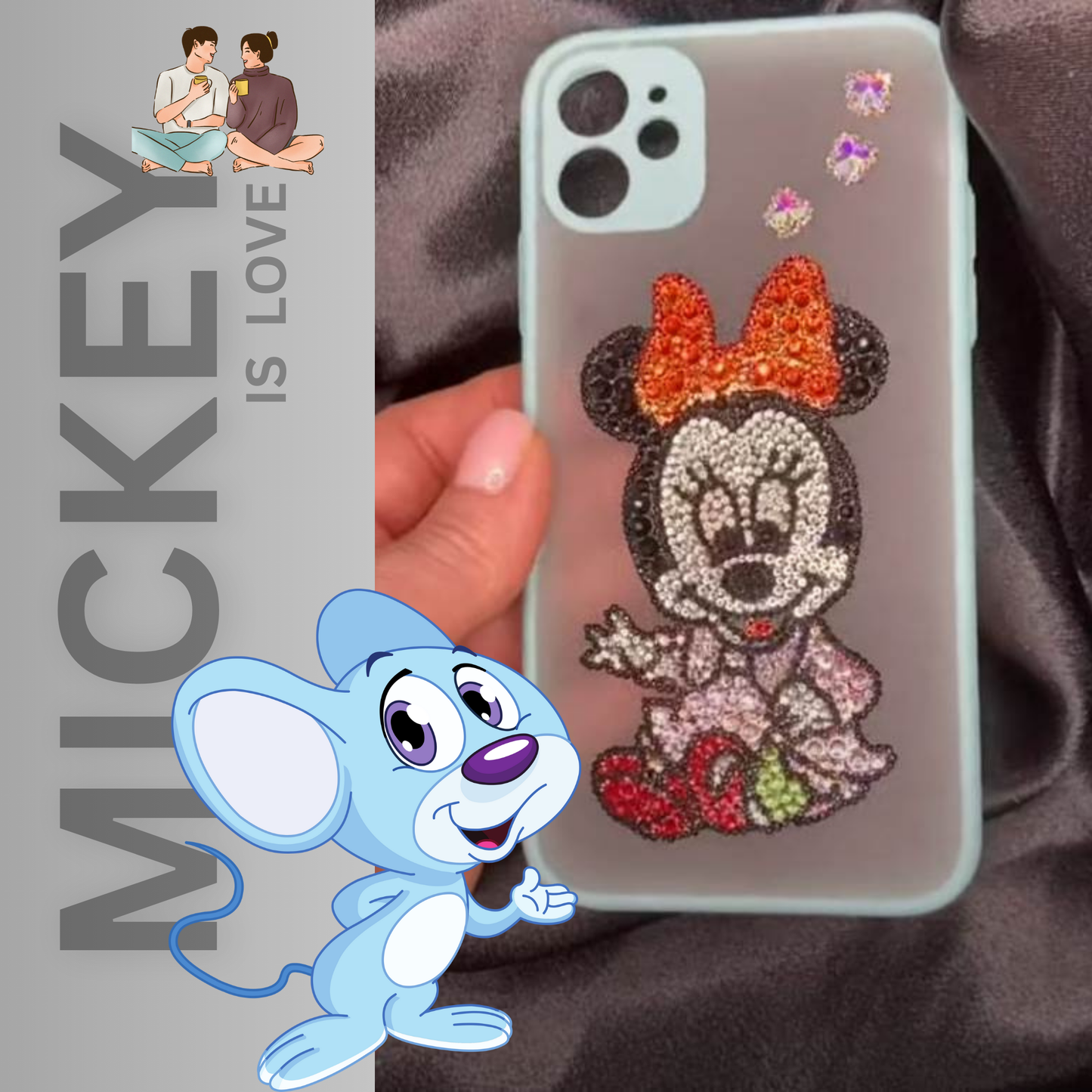 Mickey Pearls Mobile Case